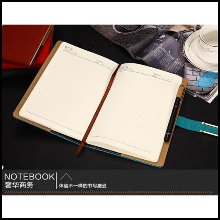 

DISKON NOTEBOOK A5 LEATHER COVER/BUKU CATATAN KERJA/BUKU DIARY JURNAL
