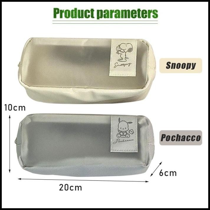 

DISKON KOTAK TEMPAT PENSIL PENCIL CASE POUCH SNOOPY SEKOLAH ANAK !!