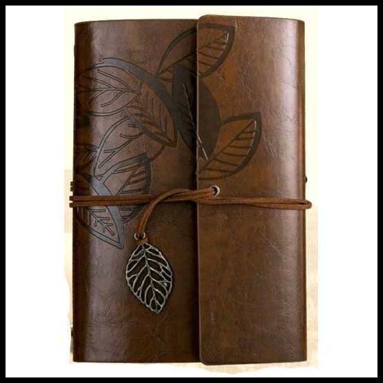 

BEST DEAL PREMIUM BUKU NOTE BINDER KULIT RETRO LEAF KERTAS A5 !!!