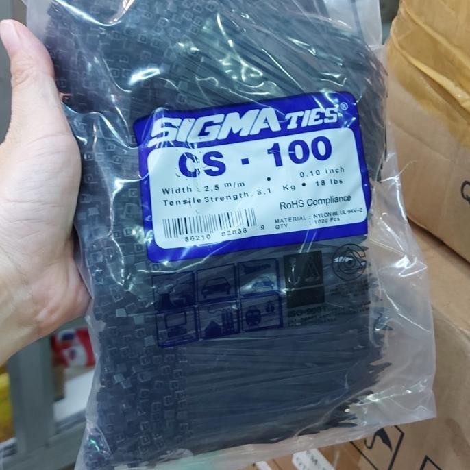

Ties 10Cm Sigma Cs-100 Isi 1000 Pcs Kualitas Premium