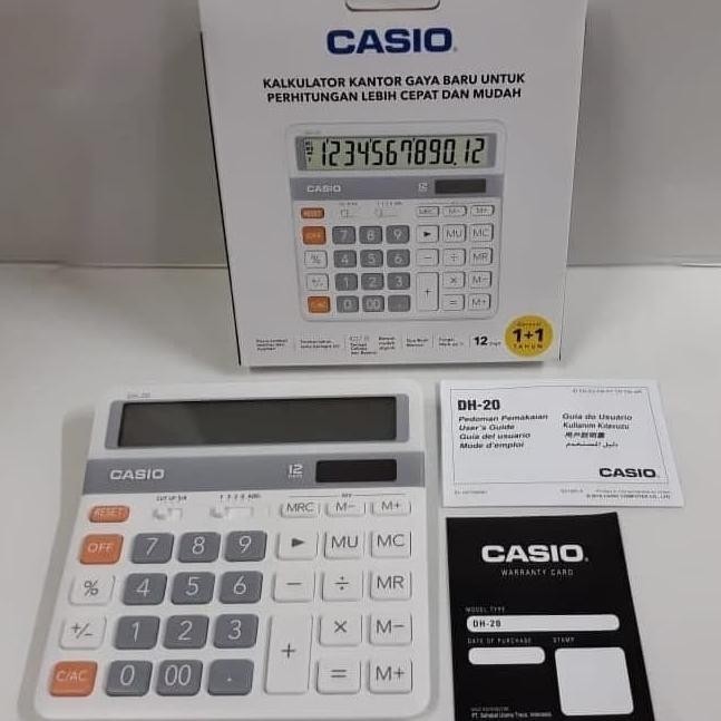 

Model Baru Kalkulator Meja Casio DH20 - Calculator DH-20 - DH-12 ,.