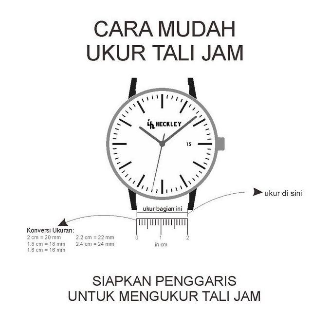 Limited - Strap Jam DW Original Tali Jam Kulit Motif Batik Dua Warna Bisa Pilih - 16mm ,.