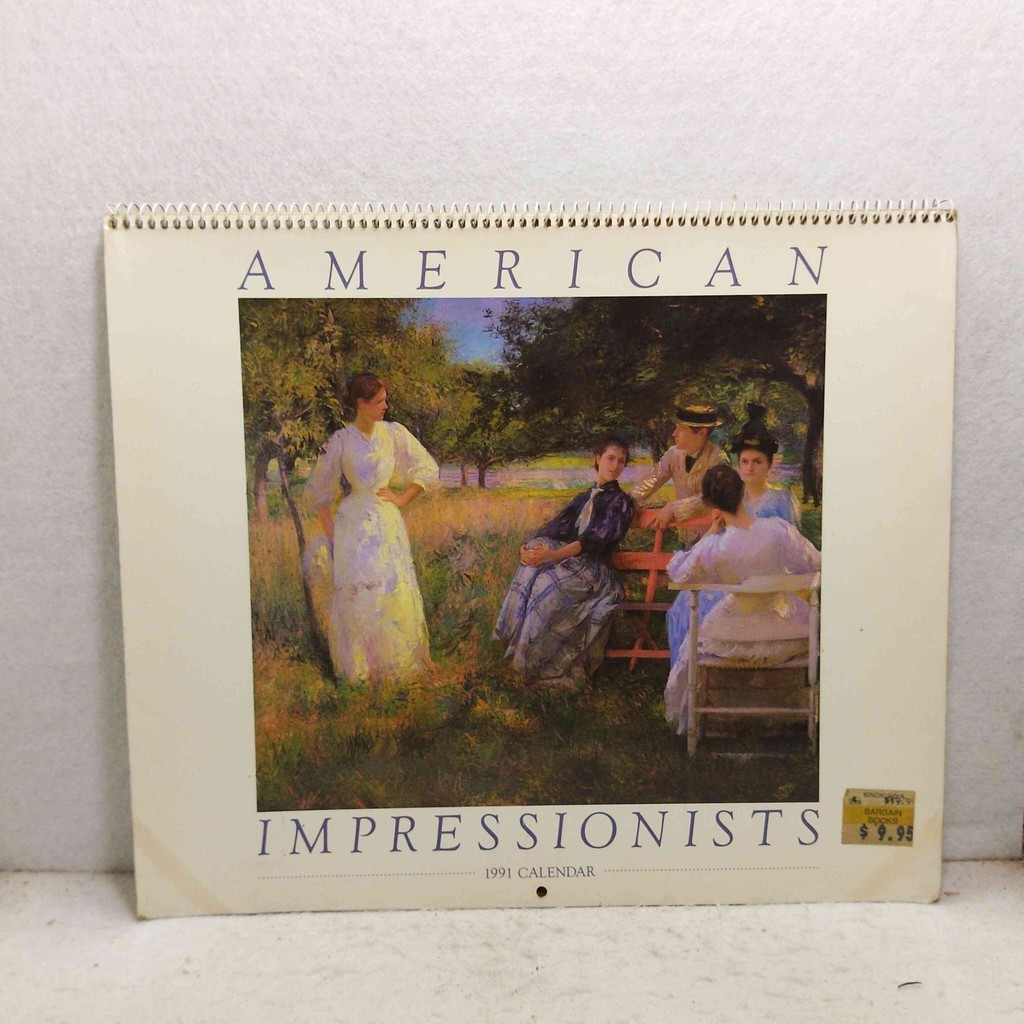 American Impressionists 1991 Calendar Art Import - Kalender Seni