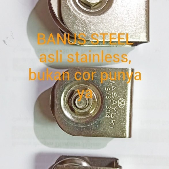 Terlaris Roda stainless 4" inch 304 geser pintu geser pintu sliding gerbang
