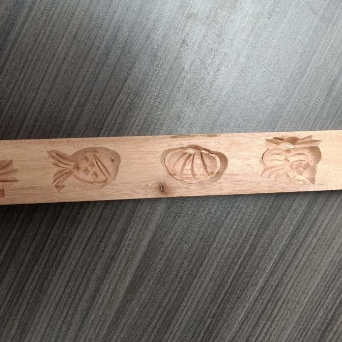 BARANG TERLARIS cetakan kue bangkit kayu hasil cetakan sangat jelas recommended