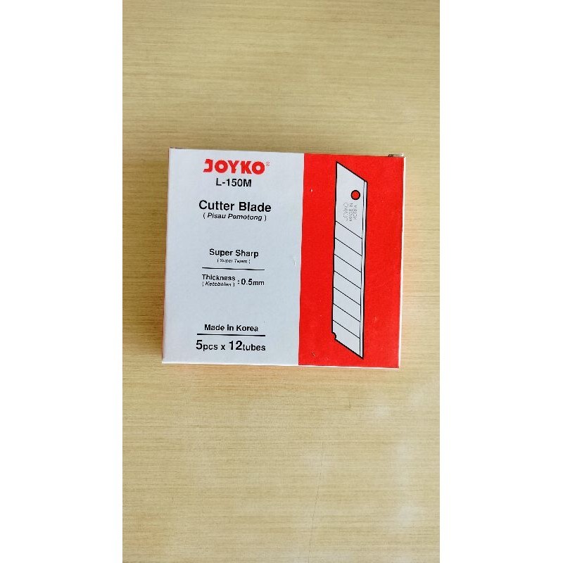 

Grosir Joyko Isi cutter L-150 Besar Isi 12 Tube