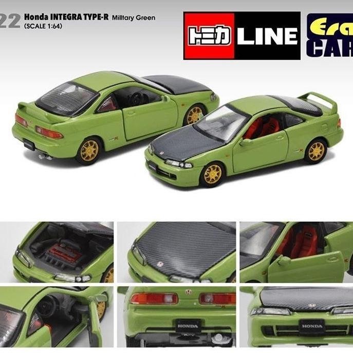 ERA CAR 1:64 22 - Honda Integra Type-R Military Green