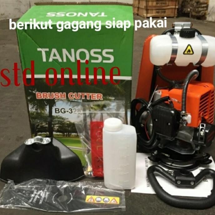 BN 328 brush cutter mesin babat rumput mesin panen padi mesin pemotong TERLARIS