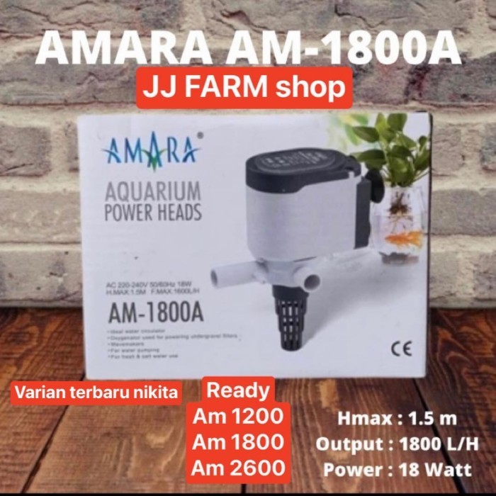 Mesin pompa air celup power head AMARA AM 1800-2600 mesin pompa air