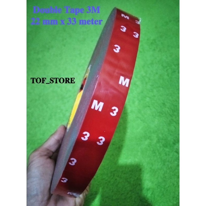 

Double Tape 3M Foam Merah 20 Mm X 33 Meter