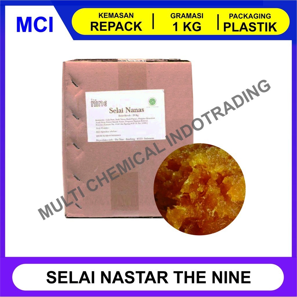 

Selai Nanas The Nine Repa 1 Kg / Isian Nastar / Selai Nastar