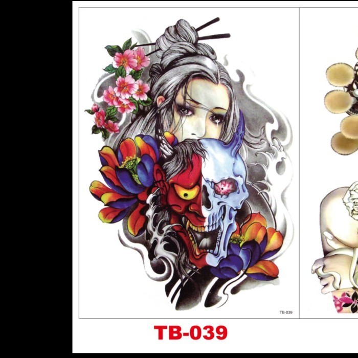 Terlaris Premium tato temporer full back temporary tattoo ful belakang punggung SALE