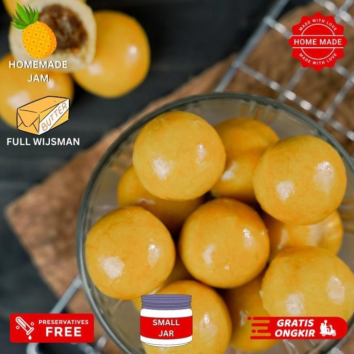 

Kue Kering Nastar (Small) Pauline Premium Cookies Stok Terbatas