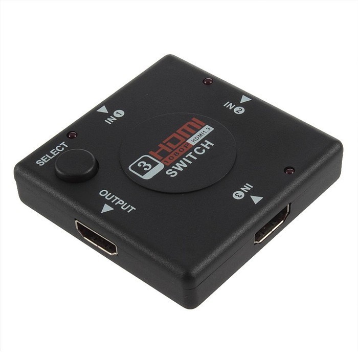 READY Switcher HDMI 3 Port HDMI Switch Switcher HDMI Splitter