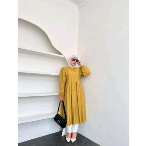 [ONLINE EXCLUSIVE] TERBARU Tunik Rubby By Winody Original TERLARIS Tunik Bahan Polo Limen Premium