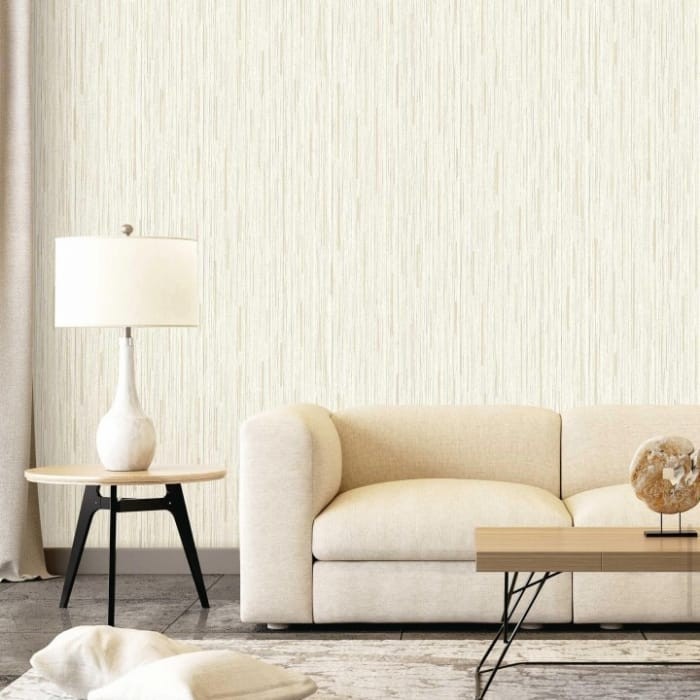 Wallpaper The View - Wallpaper Dinding Polos Garis Grey Coklat Cream