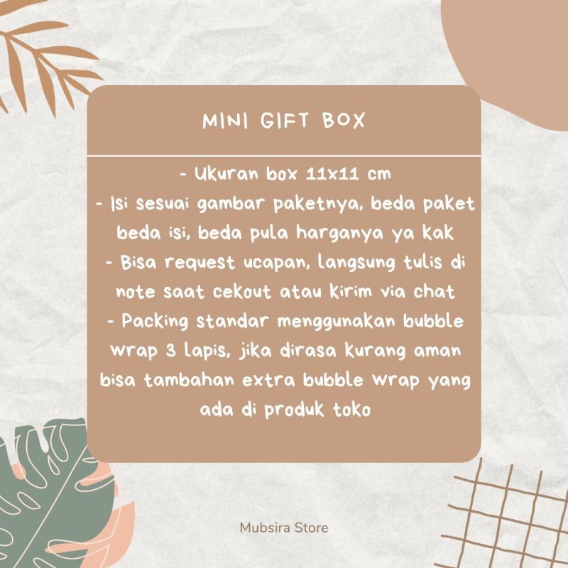 

WXL HAMPERS MINI GIFTBOX COKELAT GANTUNGAN KUNCI BONEKA MINI BUCKET BUNGA MINI HADIAH BINGKISAN
