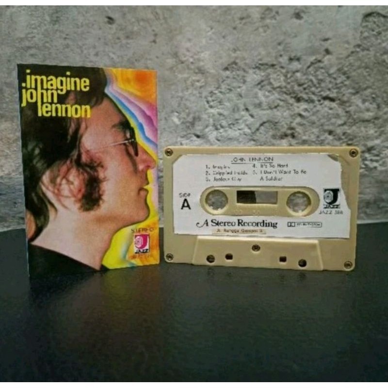 Kaset pita John Lennon - imagine VCG pop rock