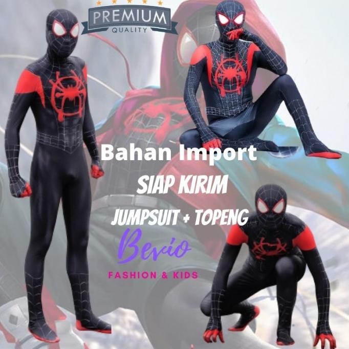 Best Sales Kostum Spiderman S Morales Anak Dewasa Impor Anak Superspider Original