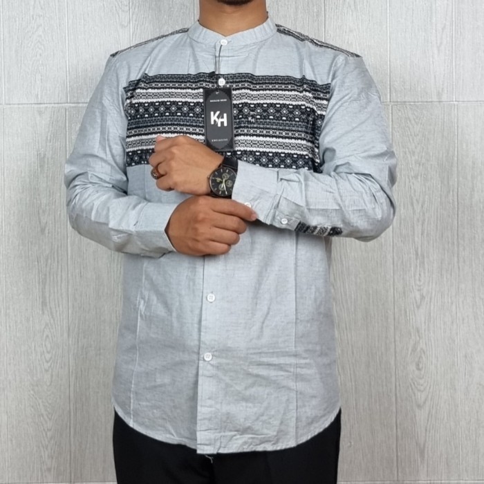 sale baju kemeja koko pria kemko KH 054 ada jumbo berkualitas