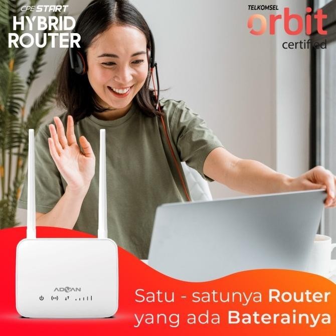 BARANG TERLARIS TELKOMSEL ORBIT HYBRID ROUTER 4G ORBIT TELKOMSEL ADVAN MODEM 4G UNLOCK