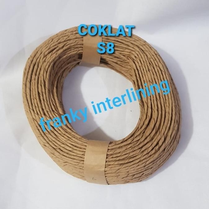 

Recomend TALI KERTAS S8 (4mm) BUAT SHOPPINGBAG DLL PER PACK ISI 100METER - KUNING S8 ..