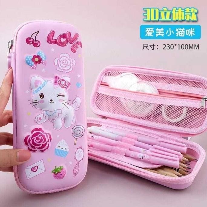 

Trend - Kotak Pensil 3D Anak Sekolah TK SD, Pensil Case 3D Bahan EVA - KPCarBiruTerang !!