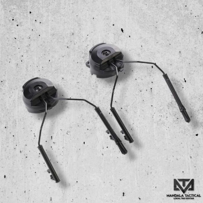 Rail Adapter Hearing Protection Aksesoris Helm Headset Tactical