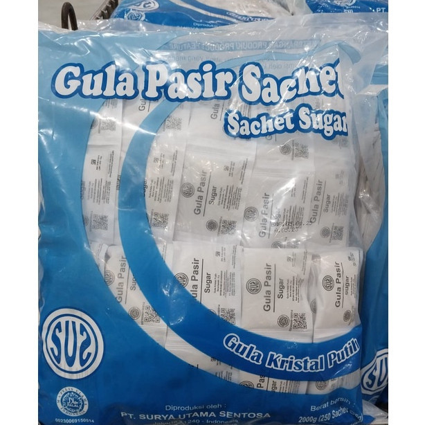 

SUS Gula Pasir Saschet Isi 250 Saset