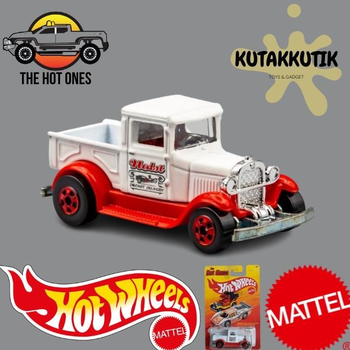 Hotwheels Mobil Klasik Pickup Truck 29 Ford Pickup Putih The Hot Ones