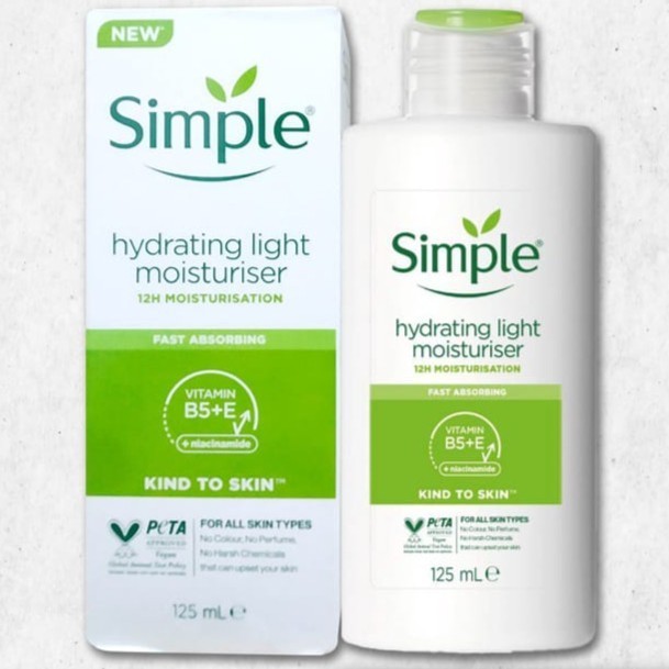 SIMPLE HYDRATING LIGHT MOISTURIZER 125ML ORIGINAL IMPORTED
