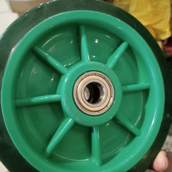 Roda Pu 6 Inci Merk Rhj Set . Rem/Mati