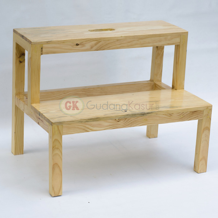 Kursi Tangga / Bangku Tangga Kayu
