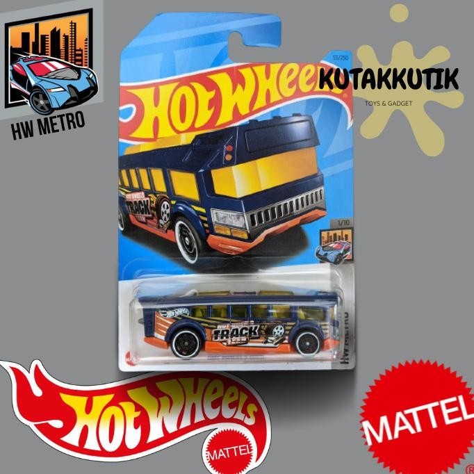 Hot Wheels Bus Sekolah Hotwheels High Biru Orange Lot G 2023 HW Metro