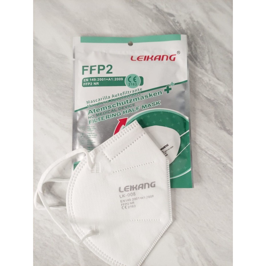 Masker Putih Fashion Leikang Lk-008 Ffp2 Nicholasdeeturnertee