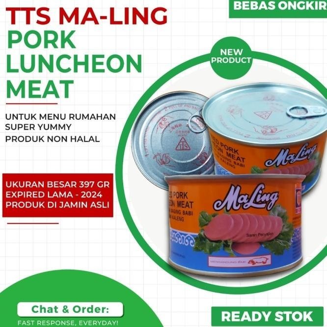 

Maling Tts 397 Gram / Ma Ling Canned Pork - Non Halal | Legaza