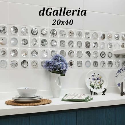 Roman Keramik dGalleria Piastra Ukuran 20x40