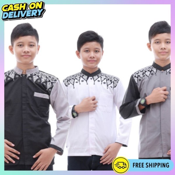 Koko Anak Tanggung Baju Atasan Coco Premium Atasam Baj Muslim Fashion Anak Pakaian Atasn Amak Cowo K