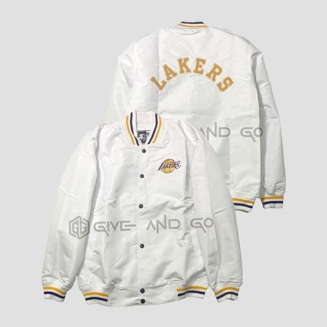 Refourmean - Varsity Jacket Bomber Baseketball Pria Wanita Lakers Nba Xavionxa