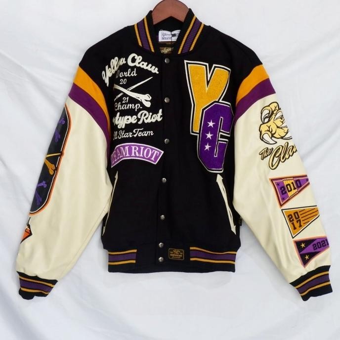 Jaket Varsity RawtypeRiotXYellowClaw Xavionxa