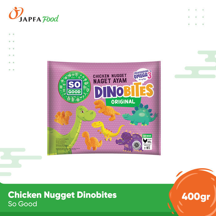 So Good Chicken Nugget / Naget Ayam Dinobites 400gr