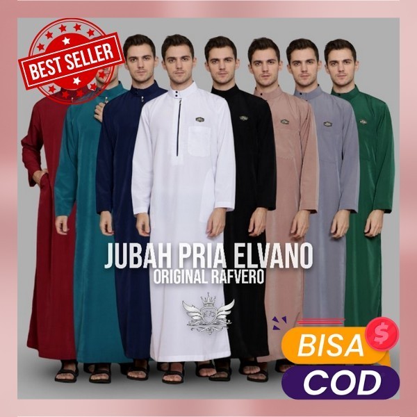 Pakaian Muslim Lakilaki Baju Jubah Pria Dewasa Premium Gamis Koko Leberan Bju Pakean Cowo Idul Fitri