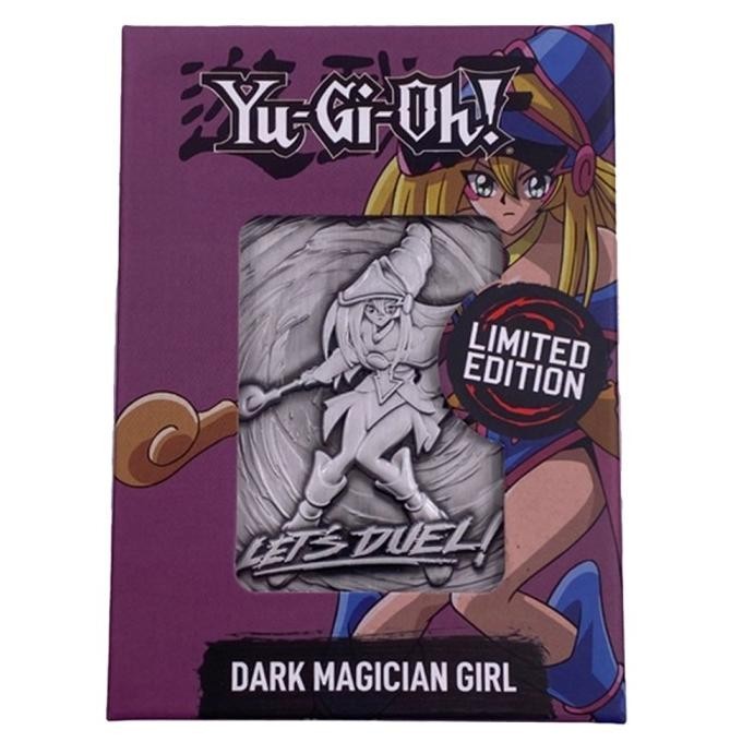 YuGiOh Silver Plated Metal Card Dark Magician Girl