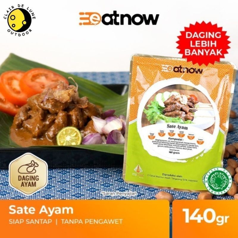 

EatNow Sate Ayam / Makanan Siap Saji / Makanan Instan / Makanan Gunung Camping Outdoor