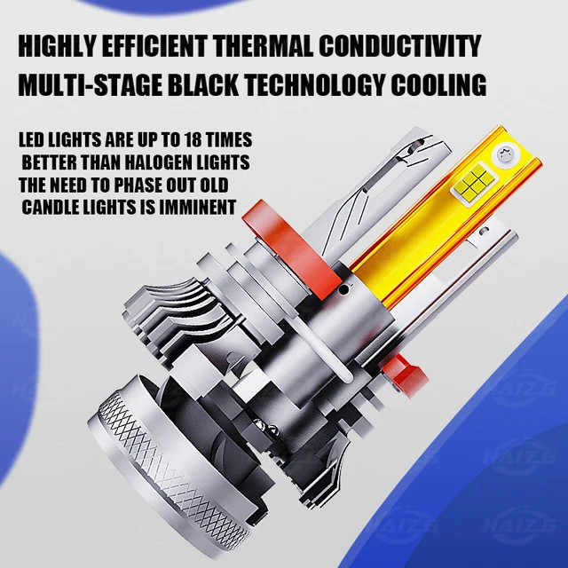 Lampu Led Headlamp Foglamp Mobil H4 H11 H8 H9 Hb3 H1 Hb4 H7 High Power