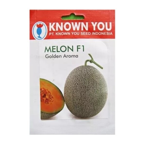 Benih Bibit Melon Kuning Golden Aroma F1 8 Biji Tanaman Buah Known You POHON