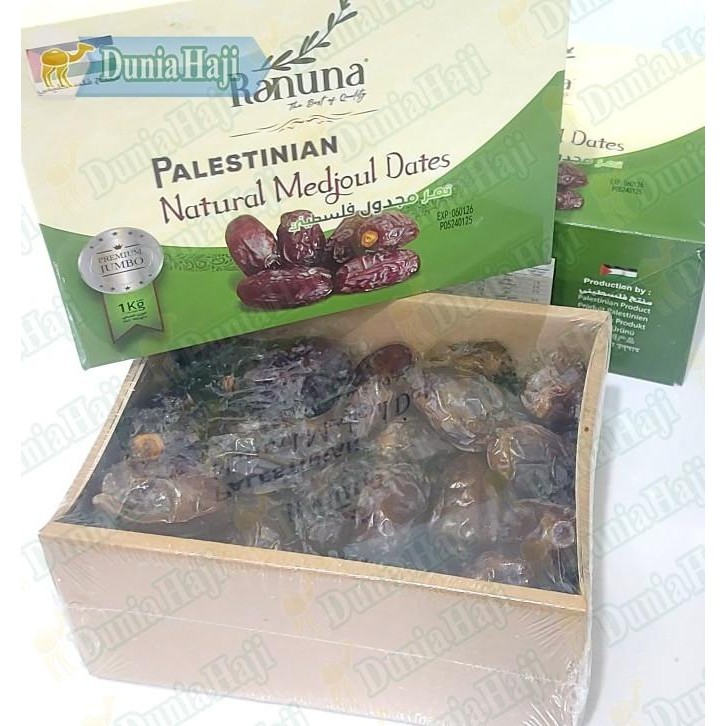 

{{{{}}] Kurma Medjool 1KG Jumbo Palestin MedJol Natural Dates Asli Palestine