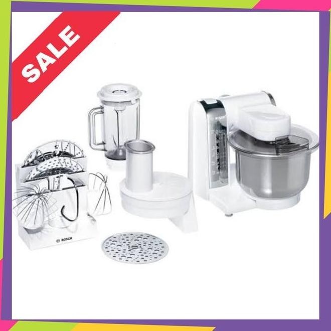 Ef Bosch Mum48Cr1 Kitchen Machine Stand Mixer Food Processor - White Tokolimapuput