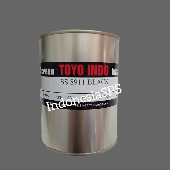 

Tinta Sablon Pvc Black Toyo Indo 8911 Hitam 1Kg Stiker Thiner M3