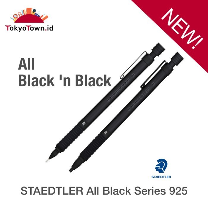 

Staedtler Mechanical Pencil For Drafting 925 35-20B All Black # Pentel